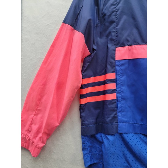 Adidas Youth Windbreaker Hoodie Track Mesh Jacket Accent Size M ( 10/12) - Picture 5 of 12